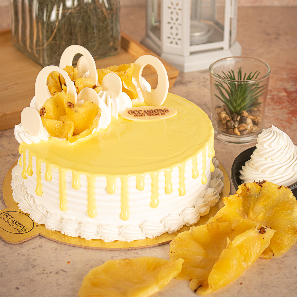 Pineapple cake (Eggless)