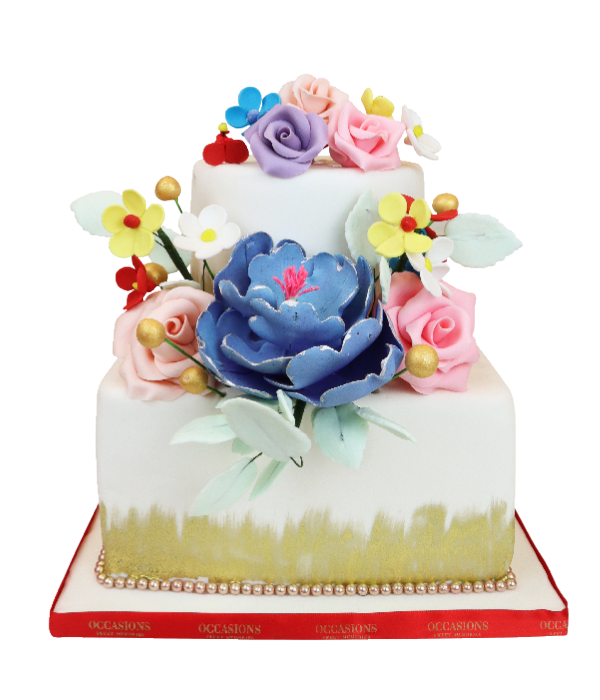Floral Wedding Cake
