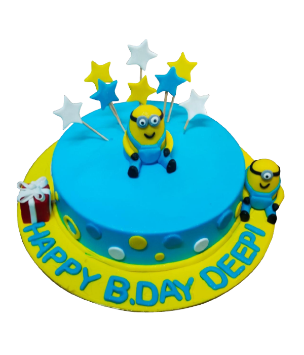 Minion Cake with Star