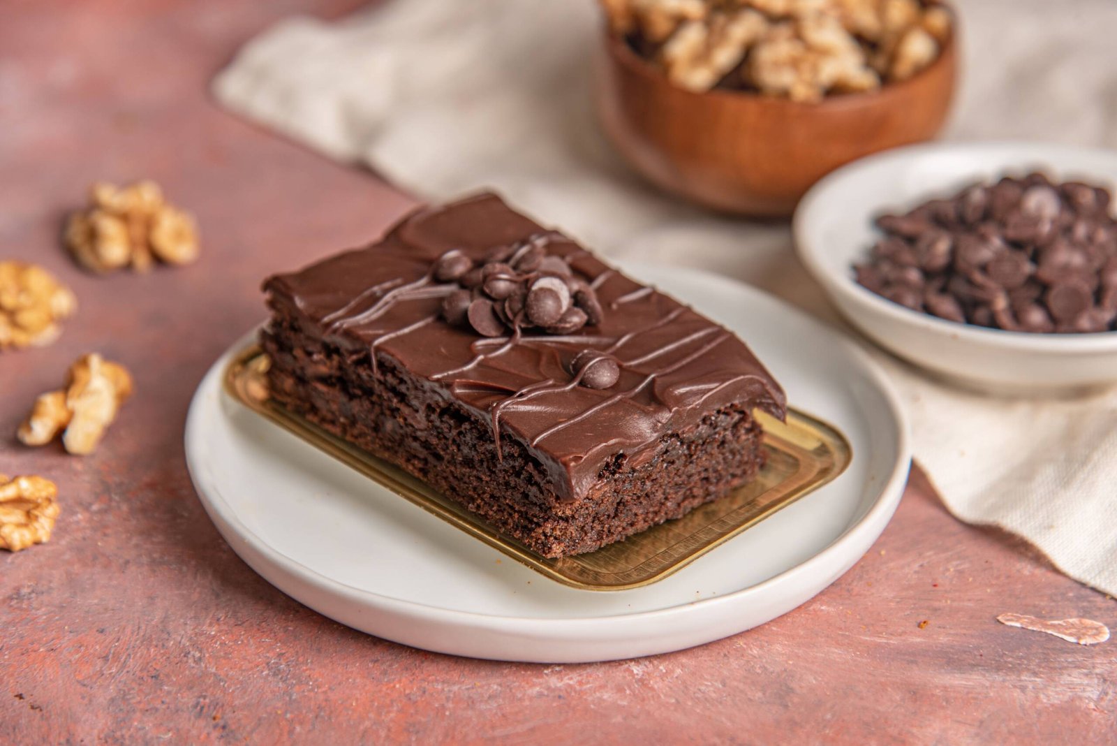 Choco chips Brownie 1 Piece