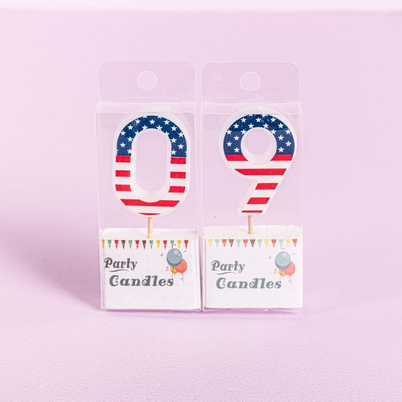 US Number Candle (from 0-9)