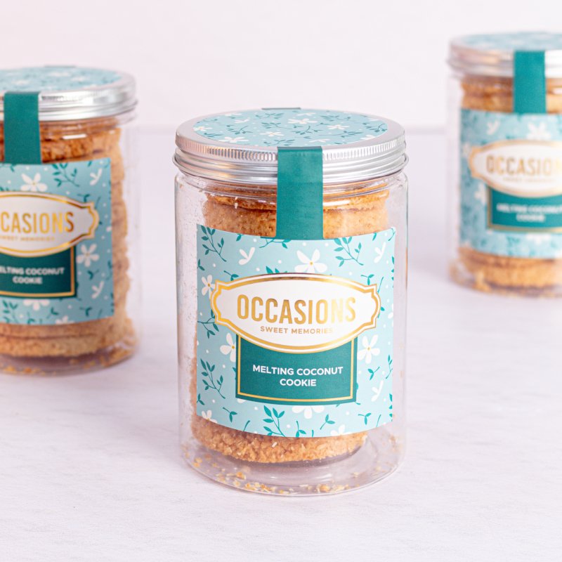 Melting Coconut Cookies (w/Egg)